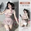 Sex underwear sexy hollow retro buckle cheongsam system bed temptation hot suit hollow system temptation