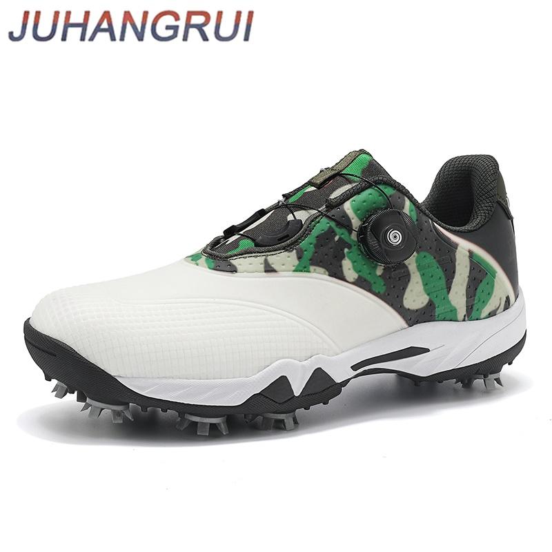 Professional Men s Golf Shoes Fixed Button Casual Competition Training Shoes Breathable Unisex Golf Shoes with Grab Nails 37