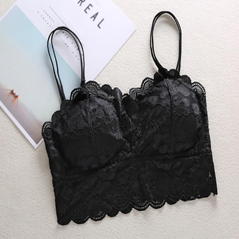 Buy Women Lady Girl Lace Padded Bra Wrapped Chest Bra Tube Tops