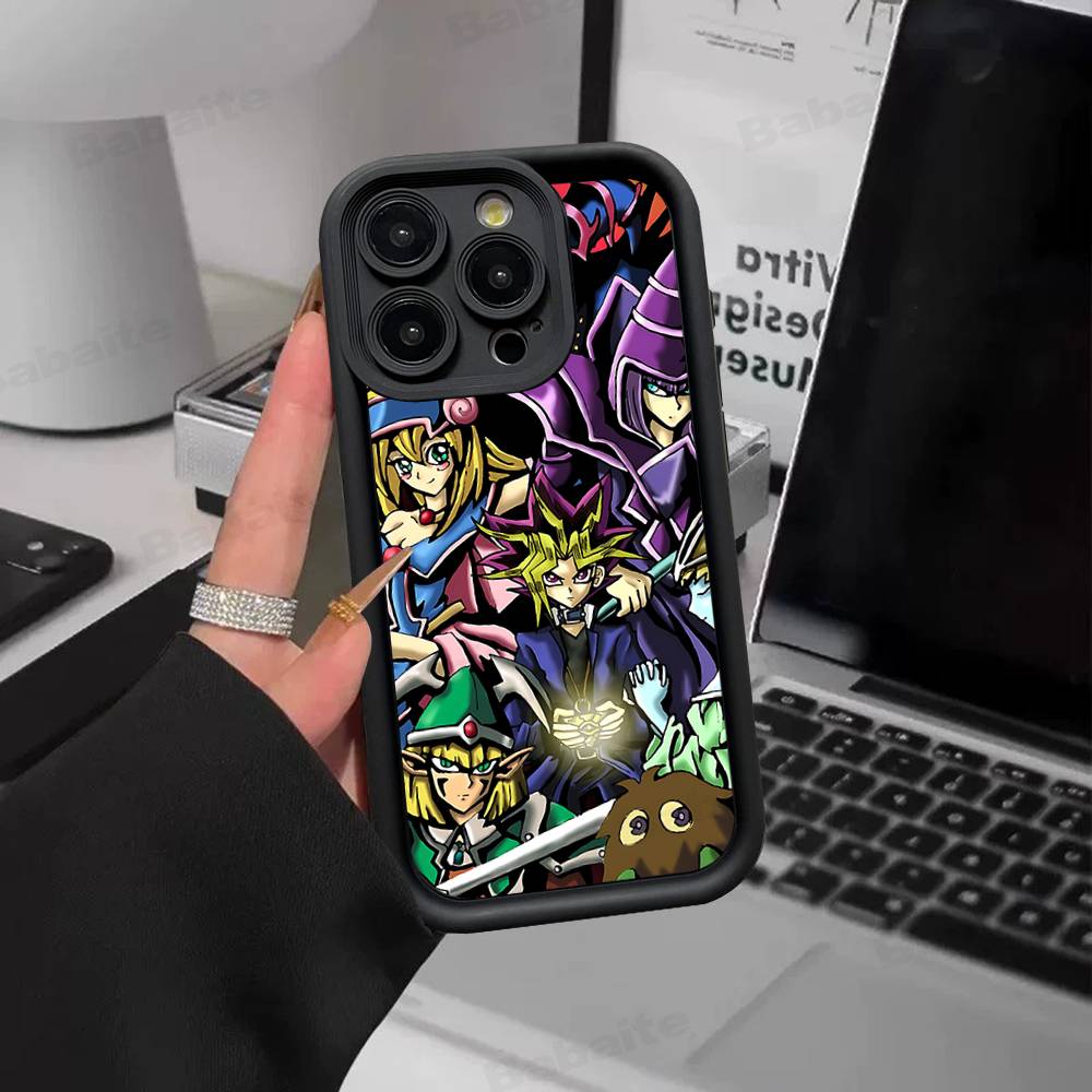 Amine Yu Gi Oh Classic Phone Case For IPhone 17 16 15 14 13 12 11 Pro Max Mini Plus Soft TPU Back Cover