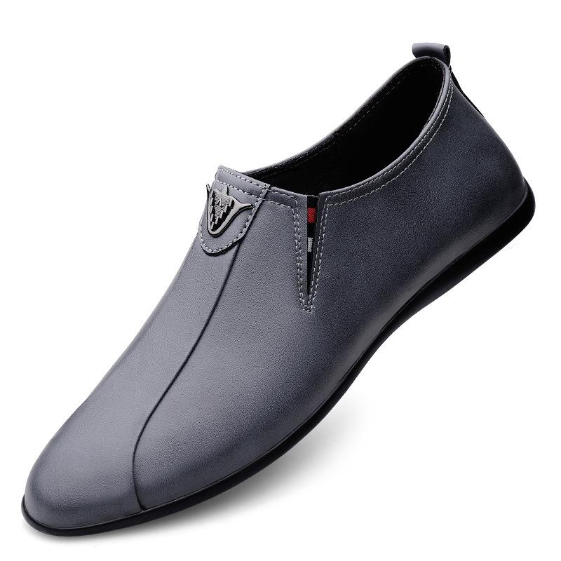 Summer new light luxury daily simple soft comfortable casual leather shoes