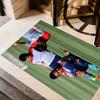 Football Players Floor Mat Design for Outdoor Living Rooms Foyer Entryway Anti-slip Rug Decorate Offices Perfect Birthday/Christmas Gift Idea