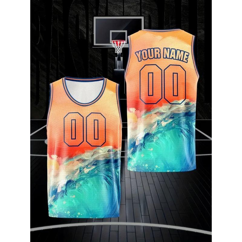 2025 New Customization Name And Number Men Vest 3D Full Printed Fashion Basketball Tank Tops Sportswear Custom DIY Fit Team Tops