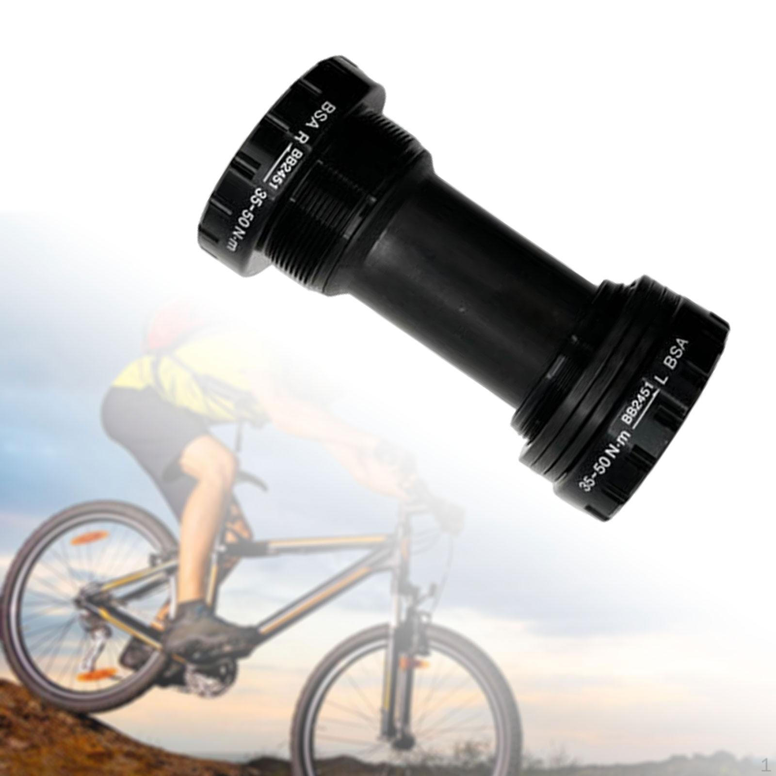 

Алюминиевый сплав велосипед BB Тип резьбы шатун Нижний кронштейн 68-73 мм Цепное колесо для чёрный