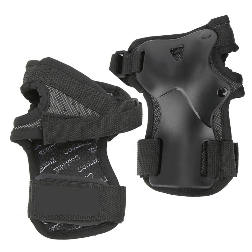 2Pcs Breathable Hand Wrist Protector Nylon Plastic for Roller Skating Skiing SnowboardingM