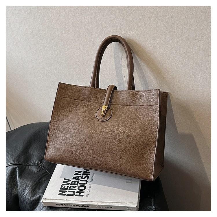 Tote Bag Spring/Summer New Women's Handbag Texture Large Capacity Shoulder Bag Simple Work Commuter Bag Women