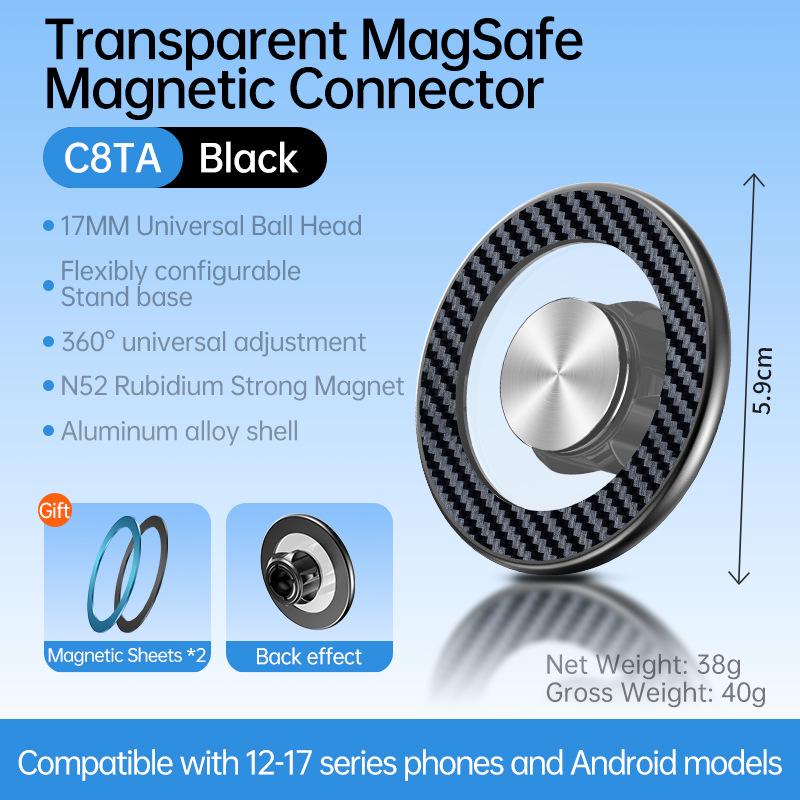 

Magnetic 17mm Ball Head Phone Holder for MagSafe