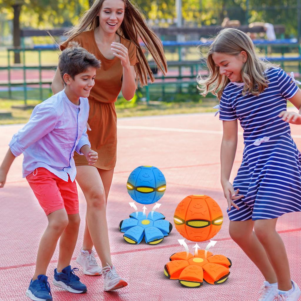 Elastic Stomp To Transform Ball  Flying Saucer Ball: An Educational Outdoor Sports Toy For Children
