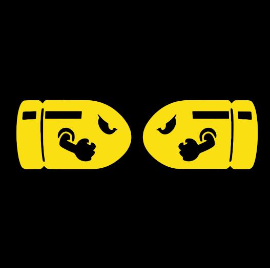 Cute Peeking Wiper Stickers, Waterproof Vinyl Decals, Lovely Decor for Car Windshield Exterior Accessories