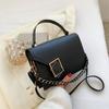 Elegant Woman's Crossbody Bag Korean Style Small Square Bag Trendy Single Shoulder Bag  Gift