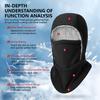 Getinfit Maska rowerowa Jesień Zima Outdoor Ochrona przed zimnym wiatrem Czapka kominiarka Zintegrowana osłona szyi Polar Pogrubiona Narciarska
