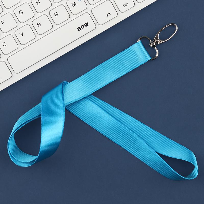 50Pcs  Wide Lanyard Personal Printing Thick Neck Rope Keychain With Logo Name For ID Card Hot Print Landyard 2*45cm