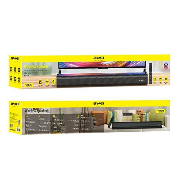 Awei Soundbar Bluetooth Y999Czarny/Black