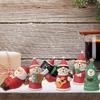Christmas Tree Christmas Ornaments Mushroom Santa Claus Decoration  Cake Decoration