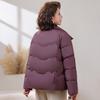 Ronghua Women's Embroidered Fleece-Lined Winter Padded Jacket