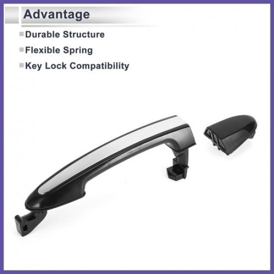 Front Right Car Exterior Door Handles Fit for Hyundai Santa Fe 2007-2012