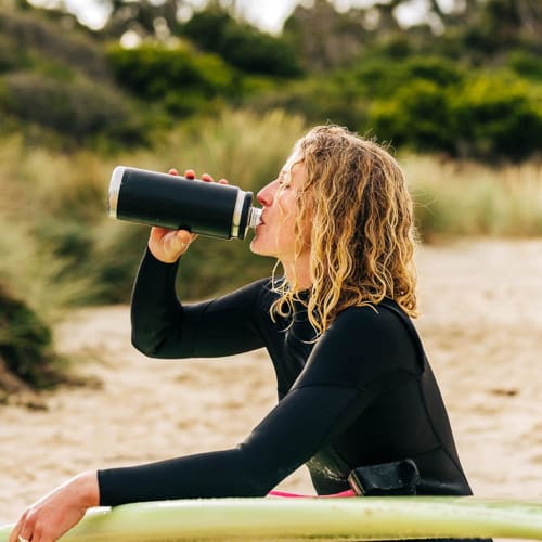 YETI Rambler 26oz Leakproof Vacuum Insulated Stainless Steel Bottle with Chug Cap, Key Lime