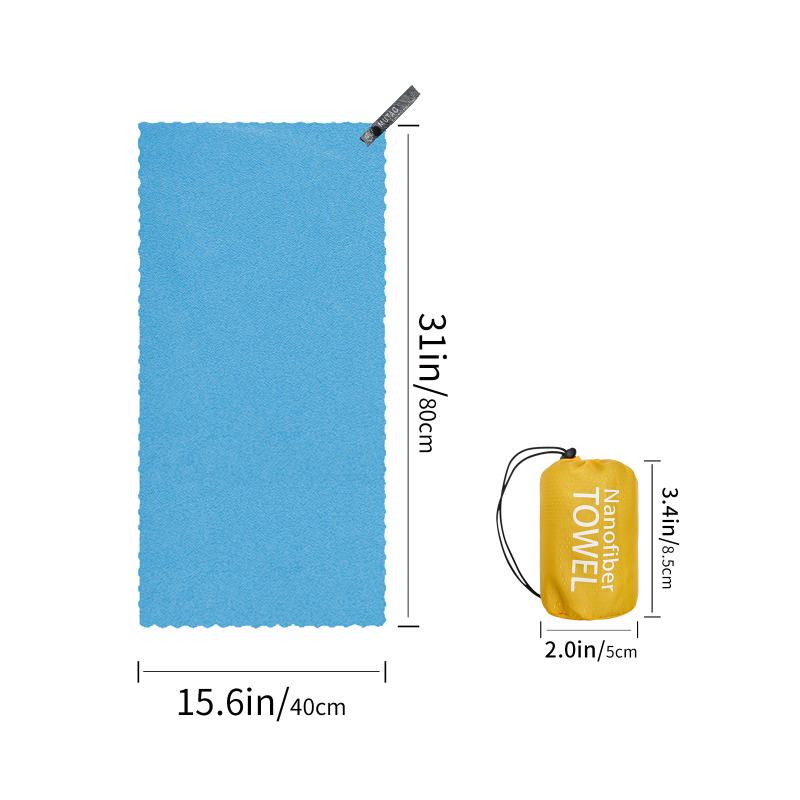 1 Piece 80X40Cm Outdoor Quick-Drying Towel Camping Hiking Cycling Portable Sports Towel Gym Towel