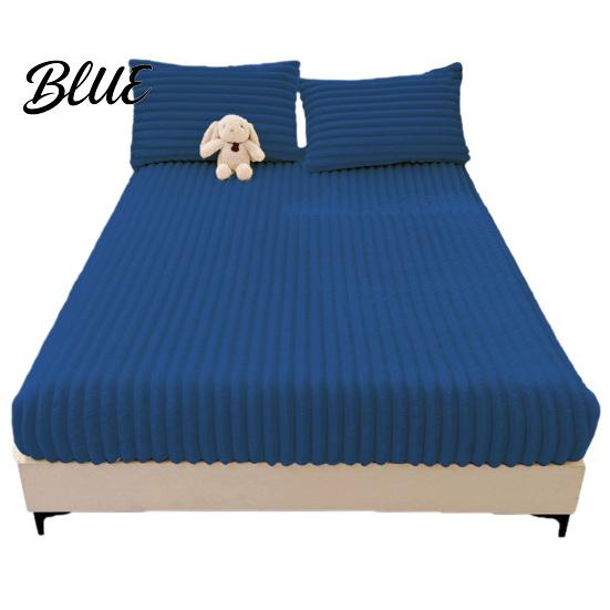 Coprimaterasso in Velluto Lenzuolo con Angoli per l'Inverno Caldo Fondo in Peluche Protettore Termico per Letto con Tasca Profonda Elastico su Tutto Morbido