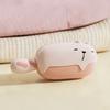 Lint Roller with Integrated Storage Box Cartoon Cat Design No Damage Pet Hair Lint Pilling Remover Reusable Cleaning Tool