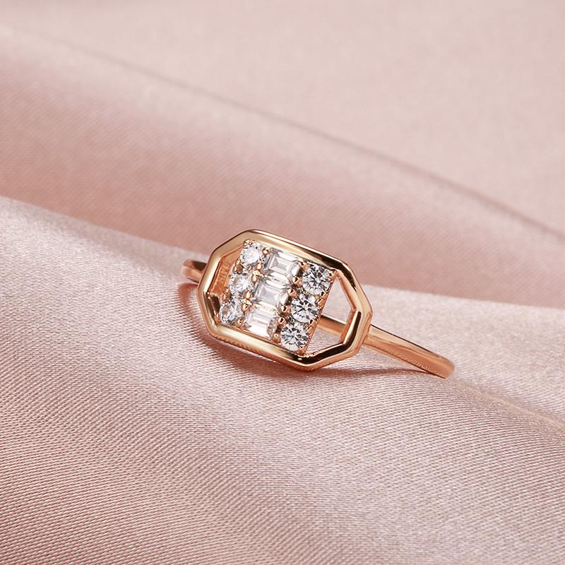 Kinel Square Zircon Trendy Rings