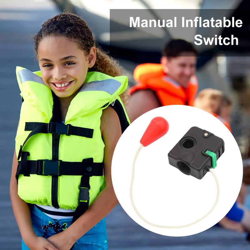 Life Jacket Automatic Inflating Equipment Outdoor Swimming Boating Surfing Inflatable Life Vest Manual Inflating Device