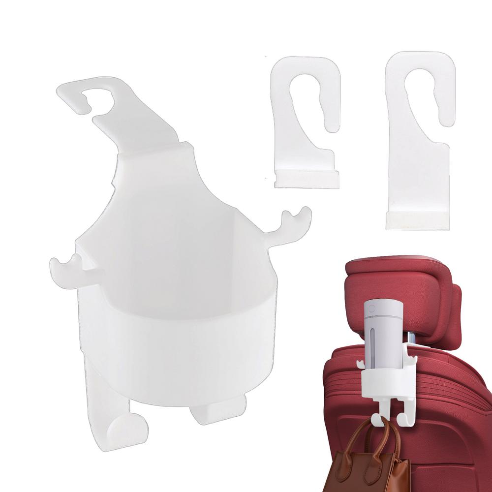 Backseat Cup Holder For Car Headrest Automotive Multifunction Cup Holder Hook Hanger For Beverage Bottles Coffee Cups Drinks