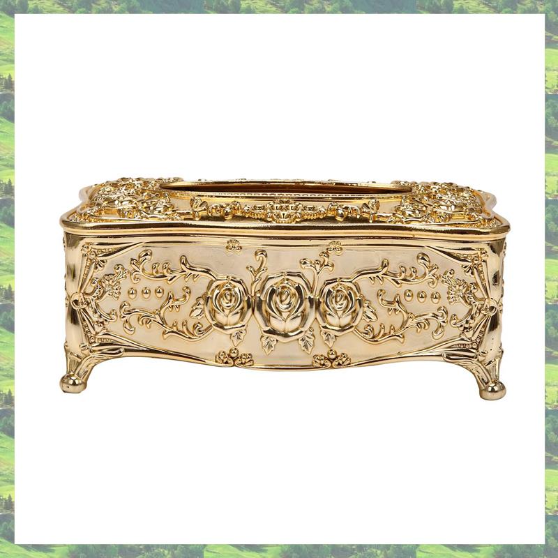 Gold Acrylic Tissue Box El Restaurant Napkin Holder Household Tissue Box