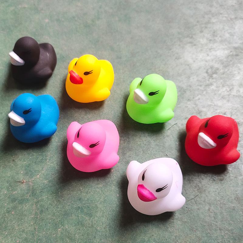 Brief Duck Kids Children interactive toys Cute Mini Squeeze toys Baby Flexible Vinyl Bath Toy Multicolour
