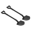2pcs Shovel Simulation Accessories Decoration RC Shovel Tools for 110 124 118 RC Crawler Car