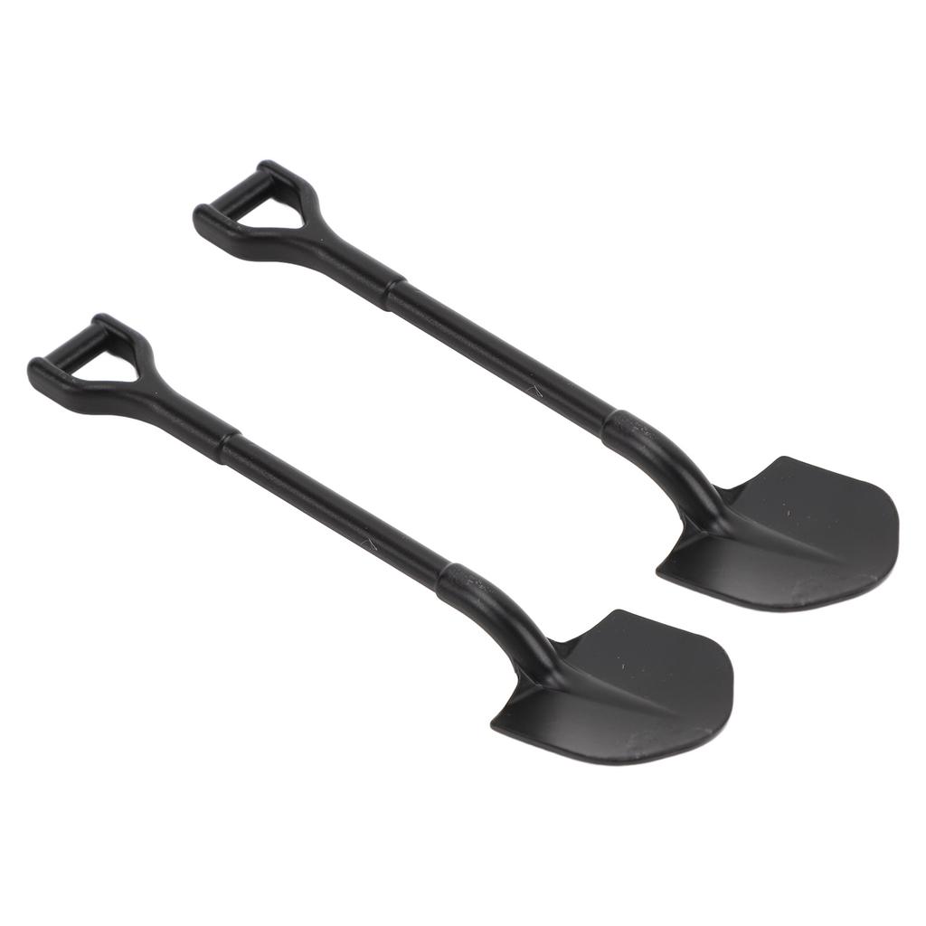2pcs Shovel Simulation Accessories Decoration RC Shovel Tools for 110 124 118 RC Crawler Car