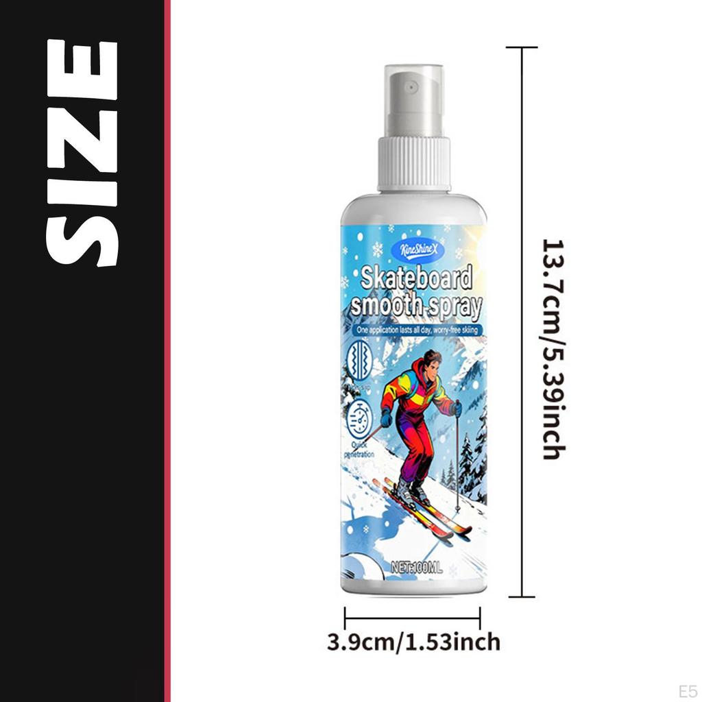 Snowboard Glattspray Robust Kompakt Skifahren Wartungszubehör für Park-Anfänger
