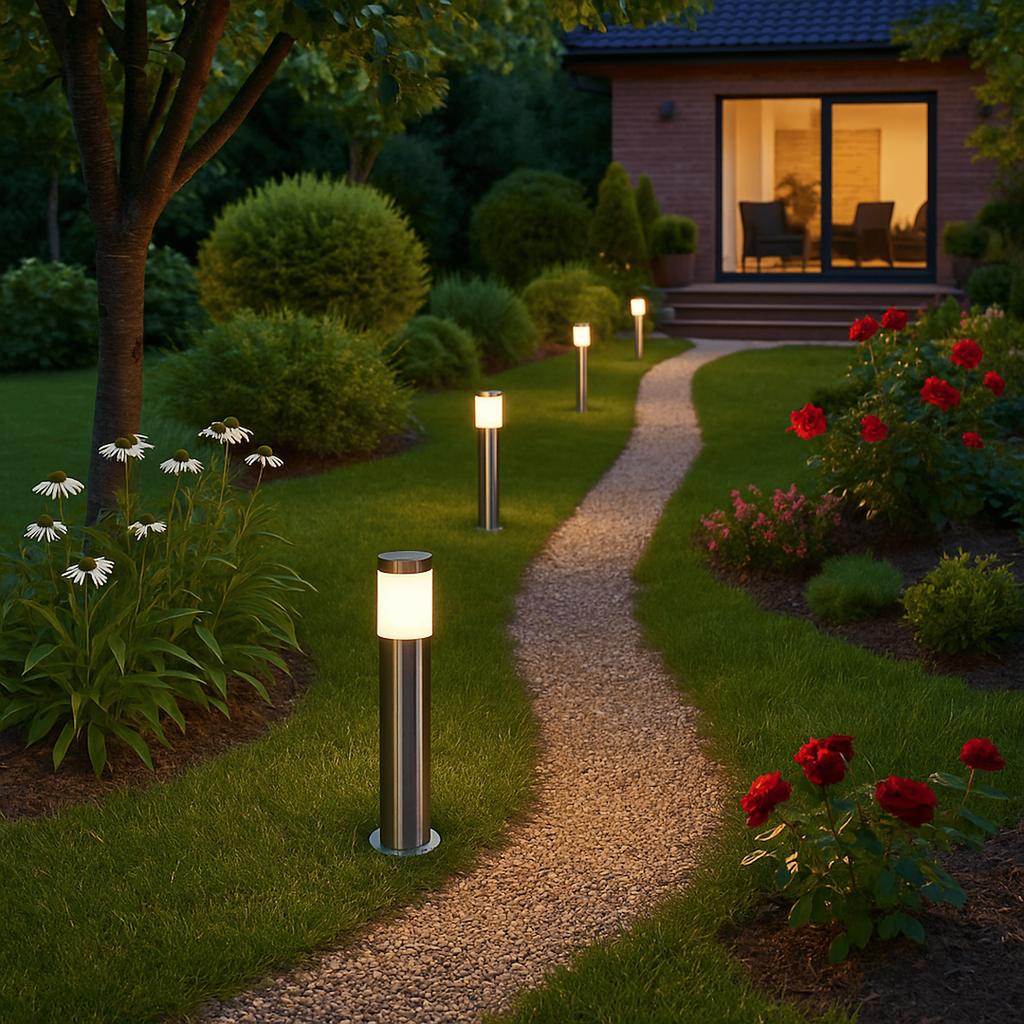 SŁUPEK OGRODOWY BROOKLYN 1XE27 IP44 45CM