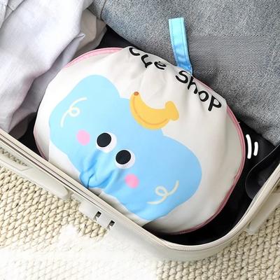New Arrivals Large Capacity Underwear Storage Bags for Women Traveling Portable Organizer Cute Elephant Cloth Storage Bag 2025