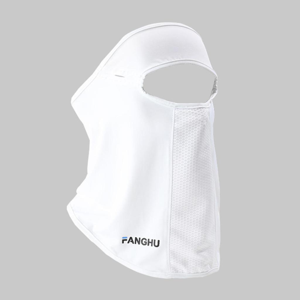 Neck Protection Ice Silk Sunscreen Mask Anti-UV Face Mask Breathable Ear Cord Face Cover Scarf Outdoor Sports