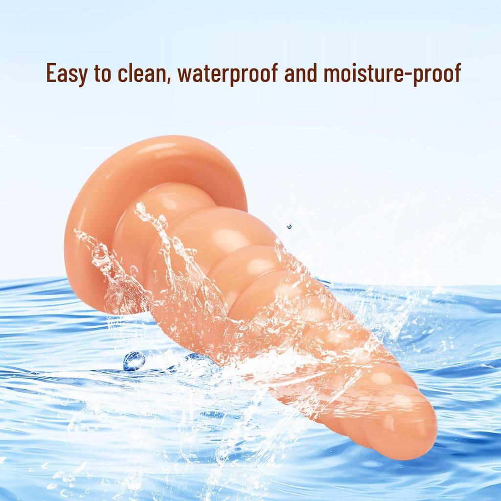 Giant Eight-Section Anal Plug Erotic Toy for SM Stimulation