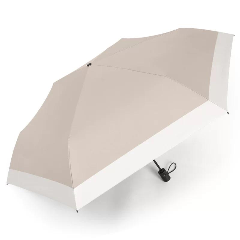 Fully Automatic Umbrella, Sunshade, Sun Protection, Uv Protection, Lightweight, Portable, Dual-Use for Sun and Rain, Folding Umbrella, Japanese-Style