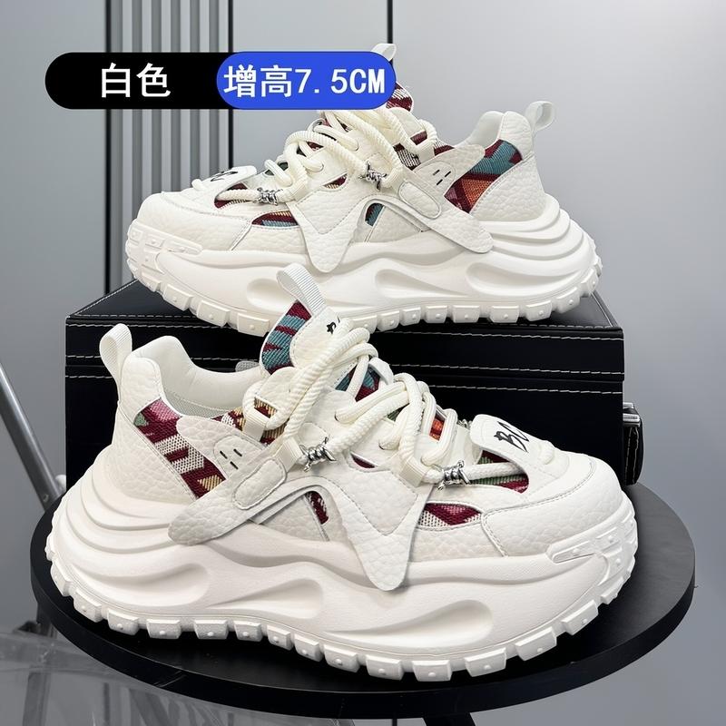 Men s shoes platform casual shoes fashion dad shoes, three colors 39