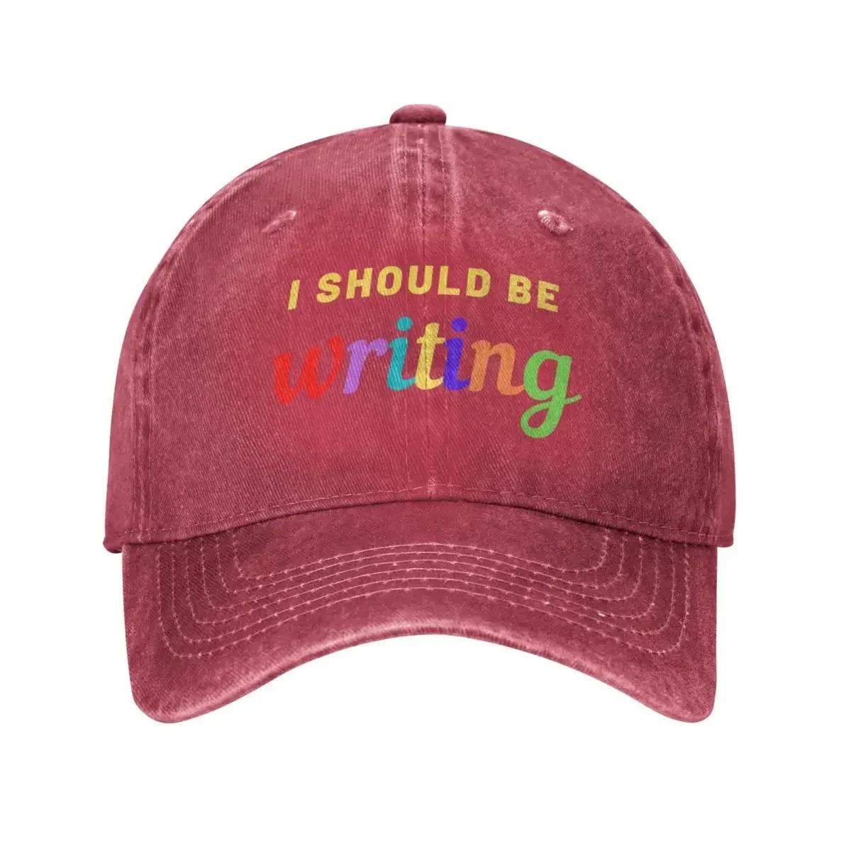 I Should Be Writing Baseball Cap Military Tactical Cap Caps Unisex Cap WomenS