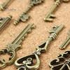 Antique Style Pendents 13Pcs/Bag Pendants Stylish Key Shapes Alloy Charms for Party