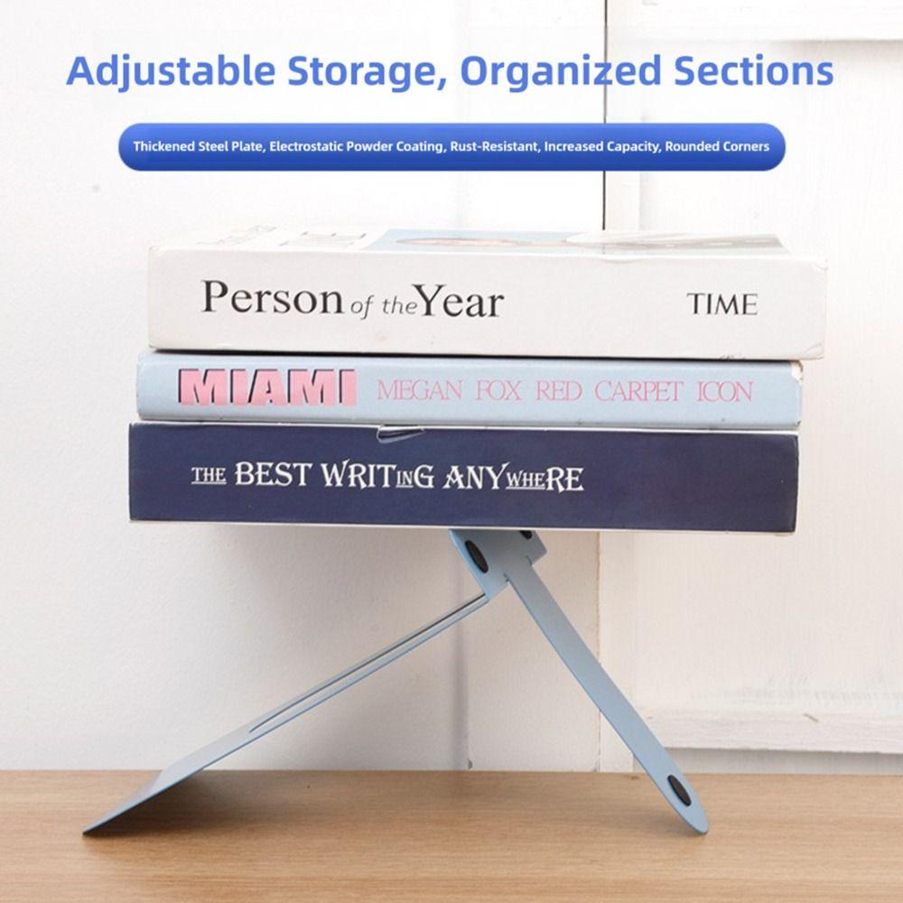 1/2PCS L-Shaped Book Stand Non-slip Book Stoppers Supports Durable Desk Bookshelf Book  Home