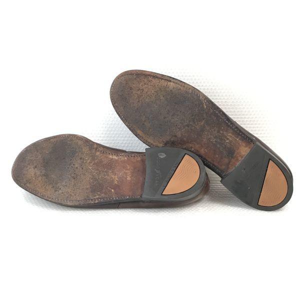 60s-70s USA Vintage Walk Over Leather Goodyear Welt U-Tip 10D / 27.5-28.0cm / Brown Dress Shoes(USED)