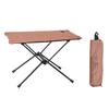 Camping Foldable Table Aluminum Alloy Outdoor Dinner Desk Tear Resistance Lightweight Camp Table for Garden Party Picnic BBQ