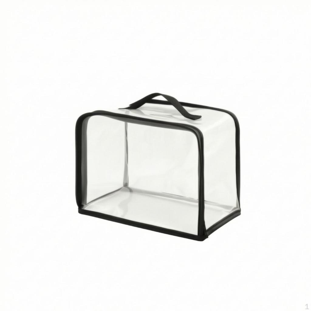 Handbag Storage Cover Transparent with Zipper Clear Purse Protector