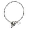 S.W.P Stainless Steel Chain Bracelet with Stainless Steel Mantle for Women (STBR-003B)