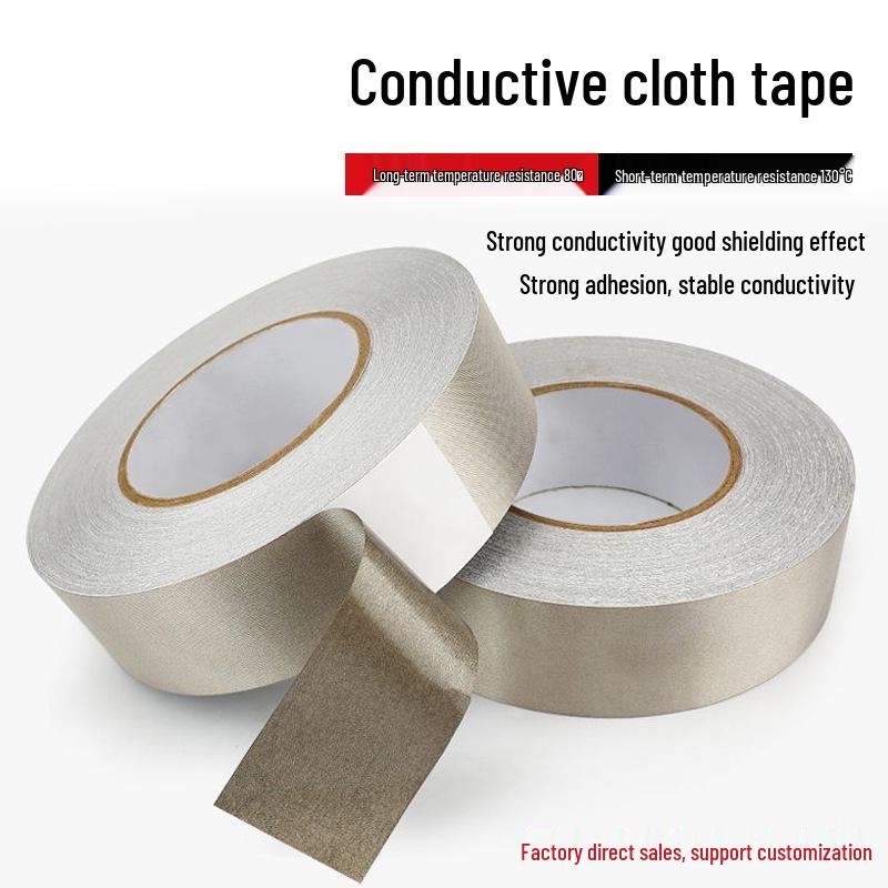 Conductive Electromagnetic Shielding Tape - Single & Double Sided 5mm x 20m