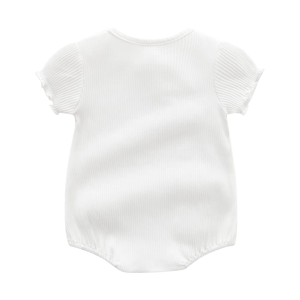 Baby koi Baby Clothes Bodysuit, Short Sleeve Summer Clothes for Girls, Open-Front Coverall Romper, Perfect for Newborns, Shrine Visits, Shichi-Go-San,