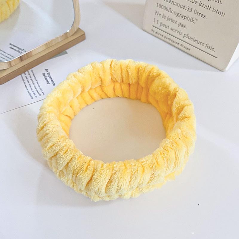 

Повязка на голову, набор повязок на запястье, женское средство для умывания лица, нескользящая повязка на голову, плиссированные аксессуары для волос, резинка для волос.