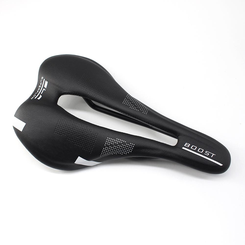 Bicycle Saddle Road Bike Mtb Comfortable Seat Mat Hollow Bike Saddle Breathable Versatile Lightweight Leather Cycling Saddle