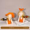 INS Style Resin Girl Tray Figurine – Modern Desktop Home Decorative Ornament